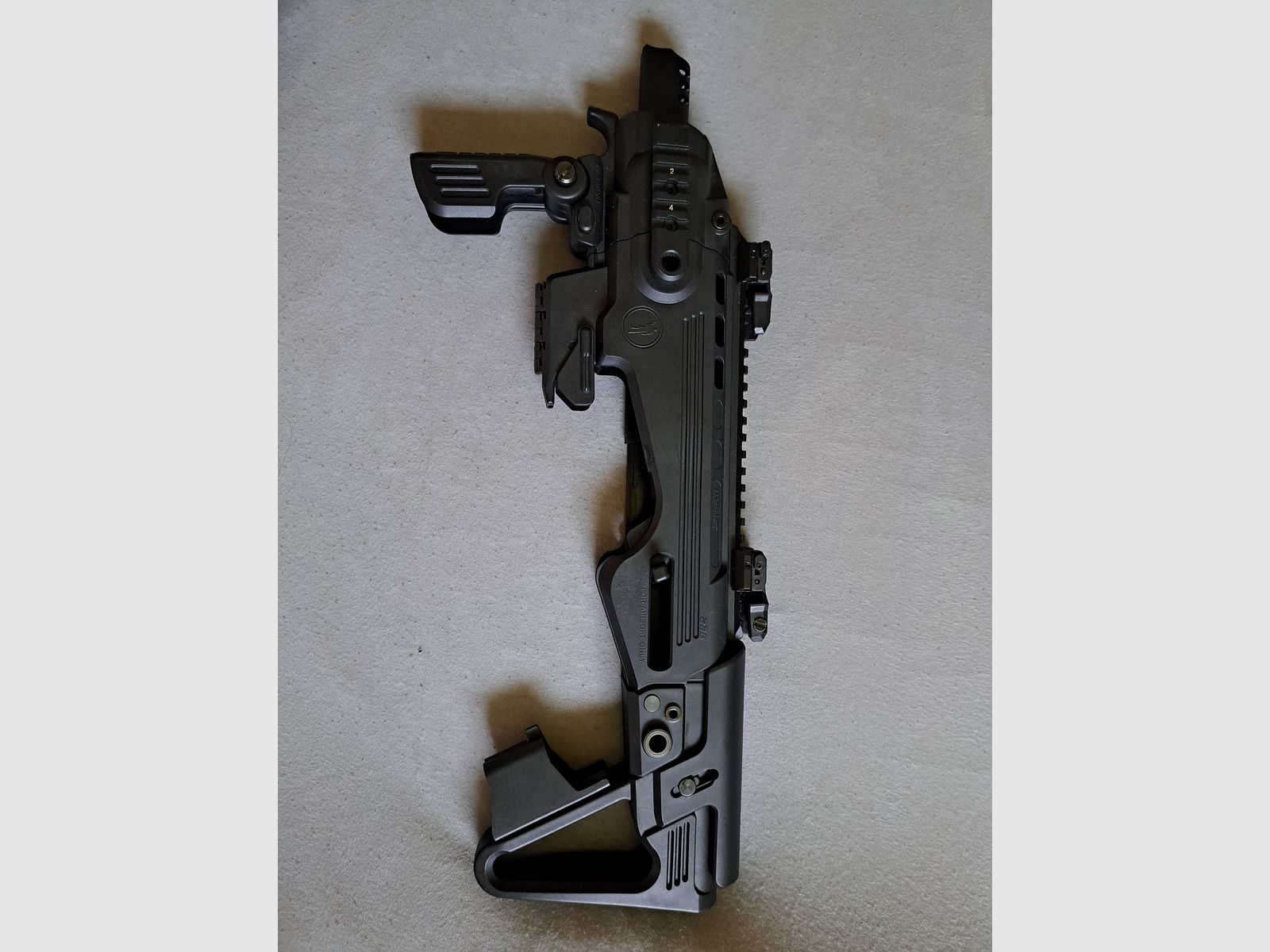 WE P226 GBB mit Carabine Kit