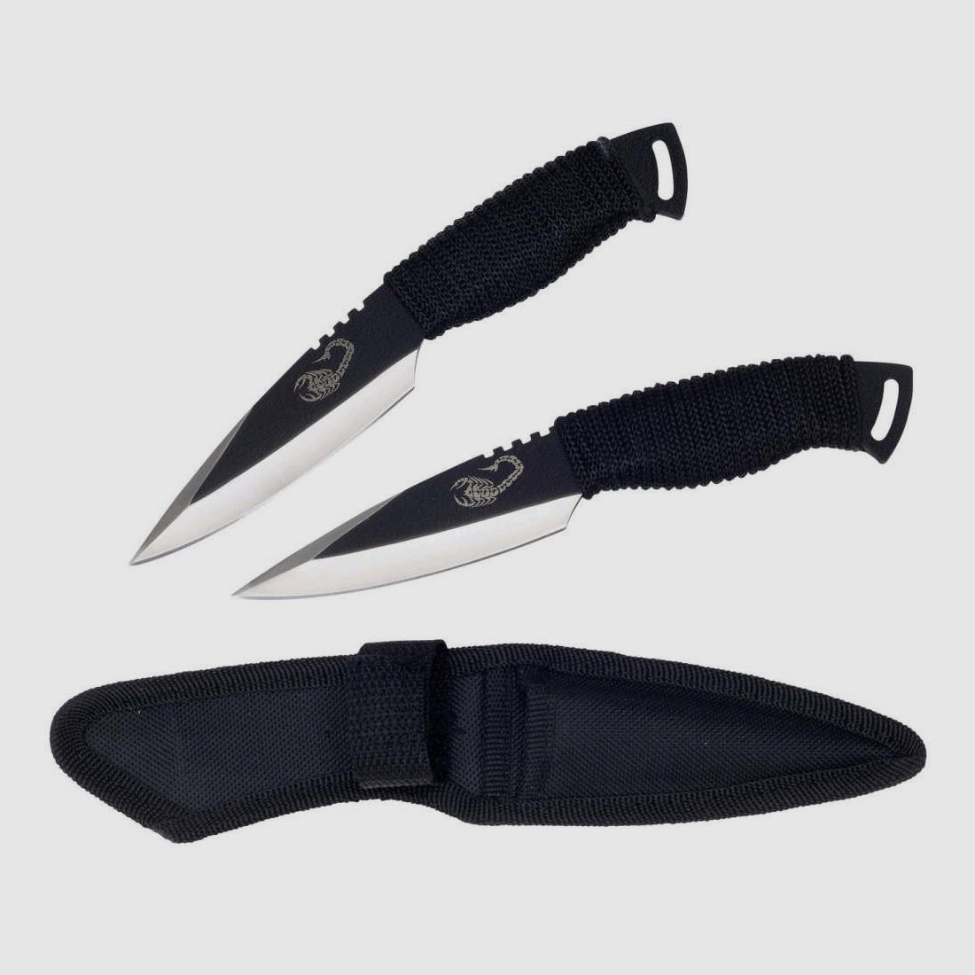 Scorpion black coated throwing measurement set