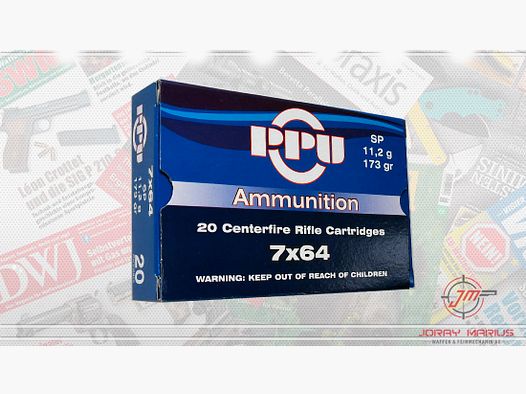 7×64 PRVI Partizan SP 11.2g 173gr SP