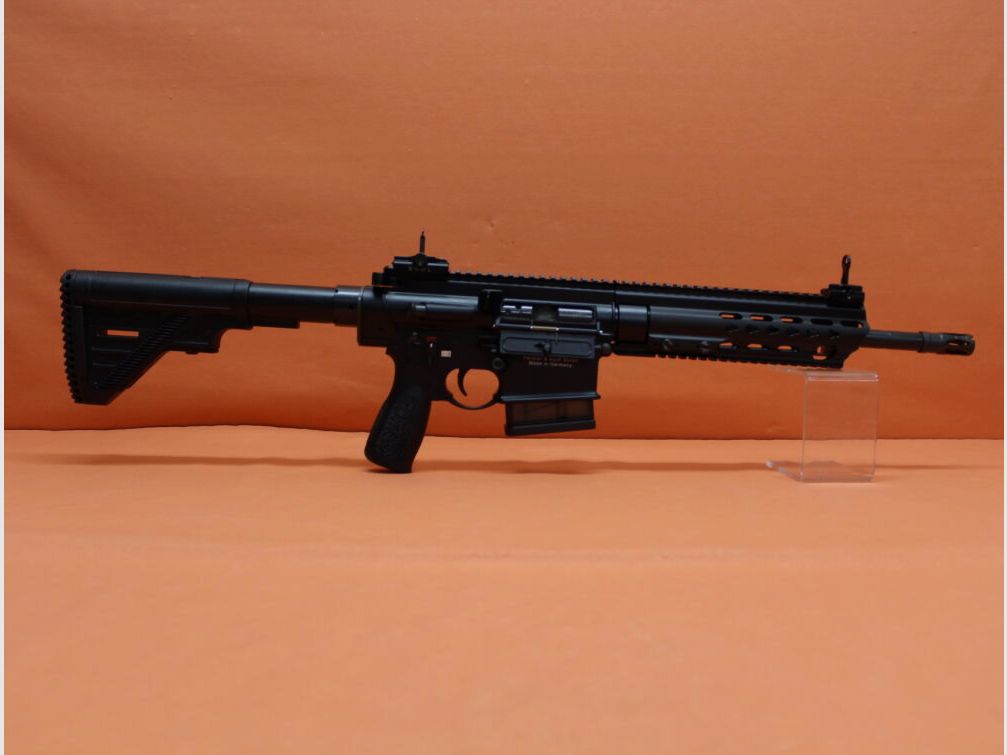 Heckler&Koch Ha.Büchse .308Win Heckler&Koch/H&K MR308 A3 13" Lauf Schwarz HKey, Gas-Piston-System HK417/G28