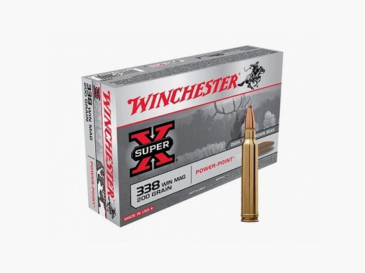 Winchester Super X Power-Point 200 gr – Kaliber .338 Win Mag