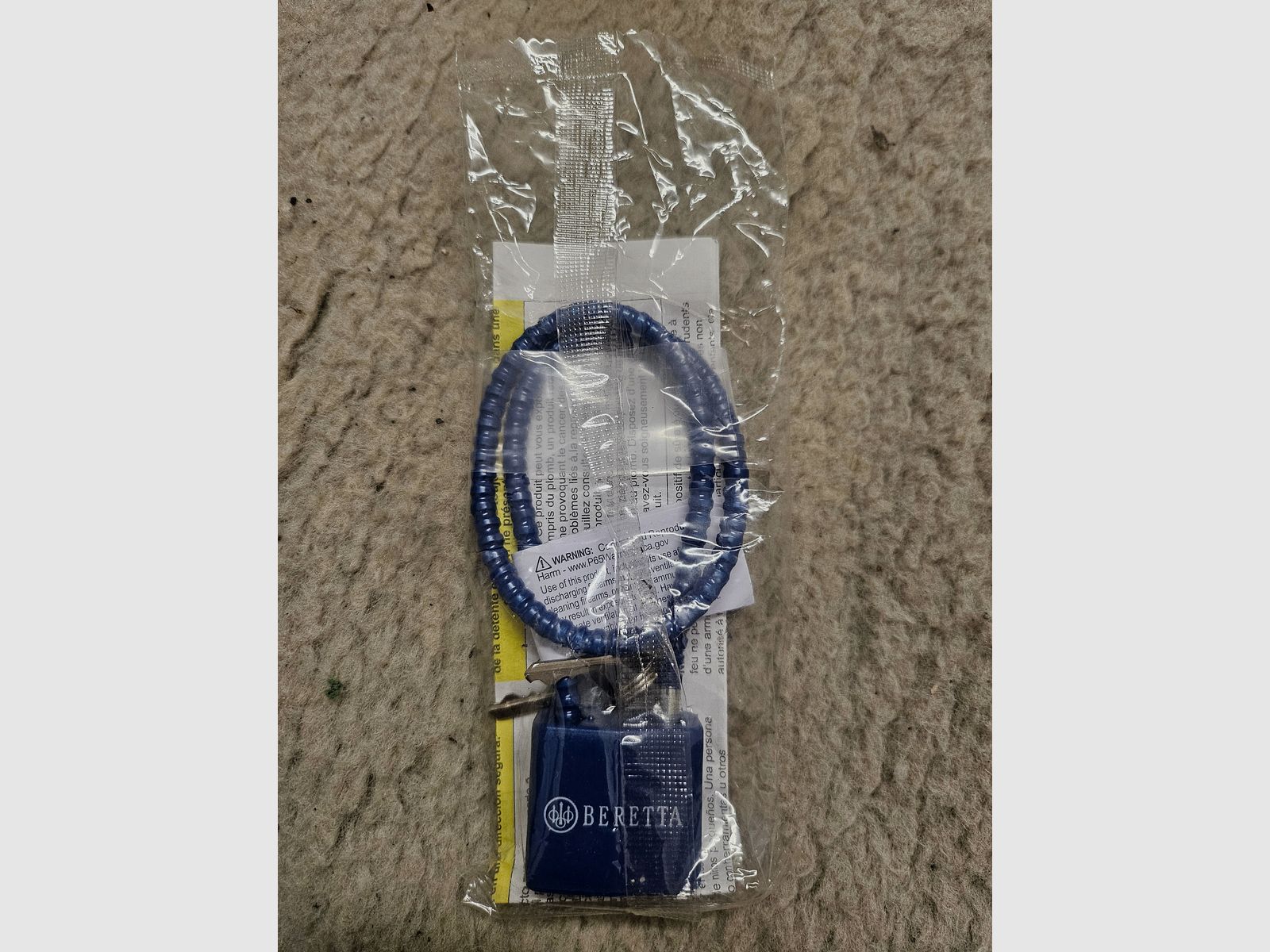 New Beretta gun lock