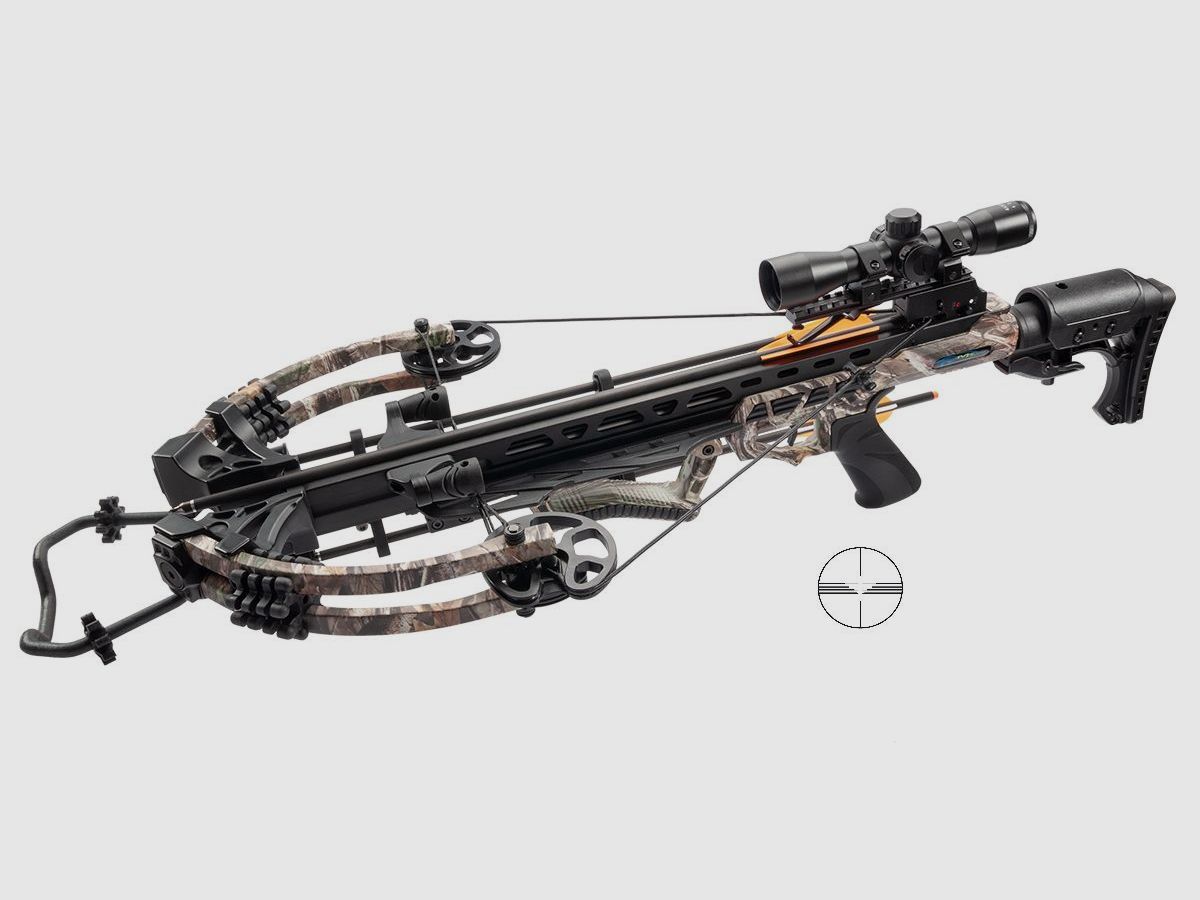 ARBALETE COMPOSITE "KRAKEN" - 200LBS - 405 FPS - CAMO - SET, image 1 sur 2