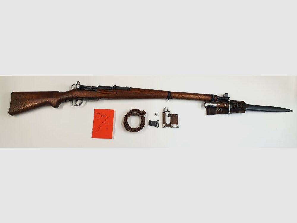 Waffenfabrik Bern Repetierbüchse Waffenfabrik Bern Schweizer K31 Kaliber 7,5x55swiss komplett nummerngleich + Bajonett