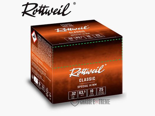 25 Patronen ROTTWEIL Classic Special 14mm