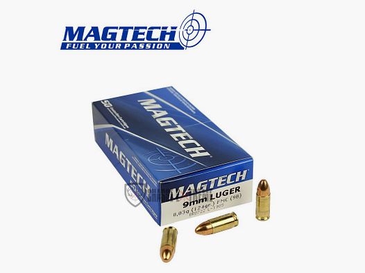 50 nabojów MAGTECH kal. 9mm Luger 124gr FMJ