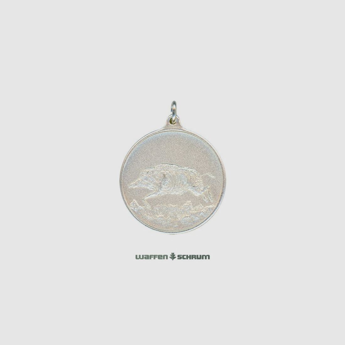 Steinhauer&Lück Jagdmedaille Keiler 40 mm versilbert