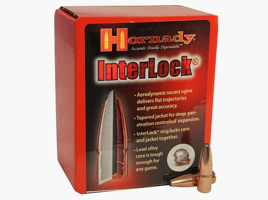 Balle Hornady .338/.338 INTERLOCK SP 225GR 100 Pièces
