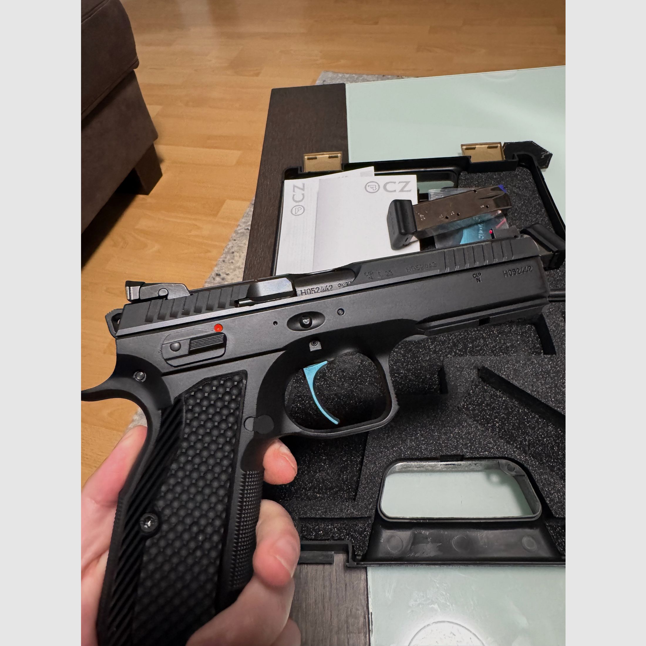 CZ Shadow 2 SA 9mm Luger gepflegt.