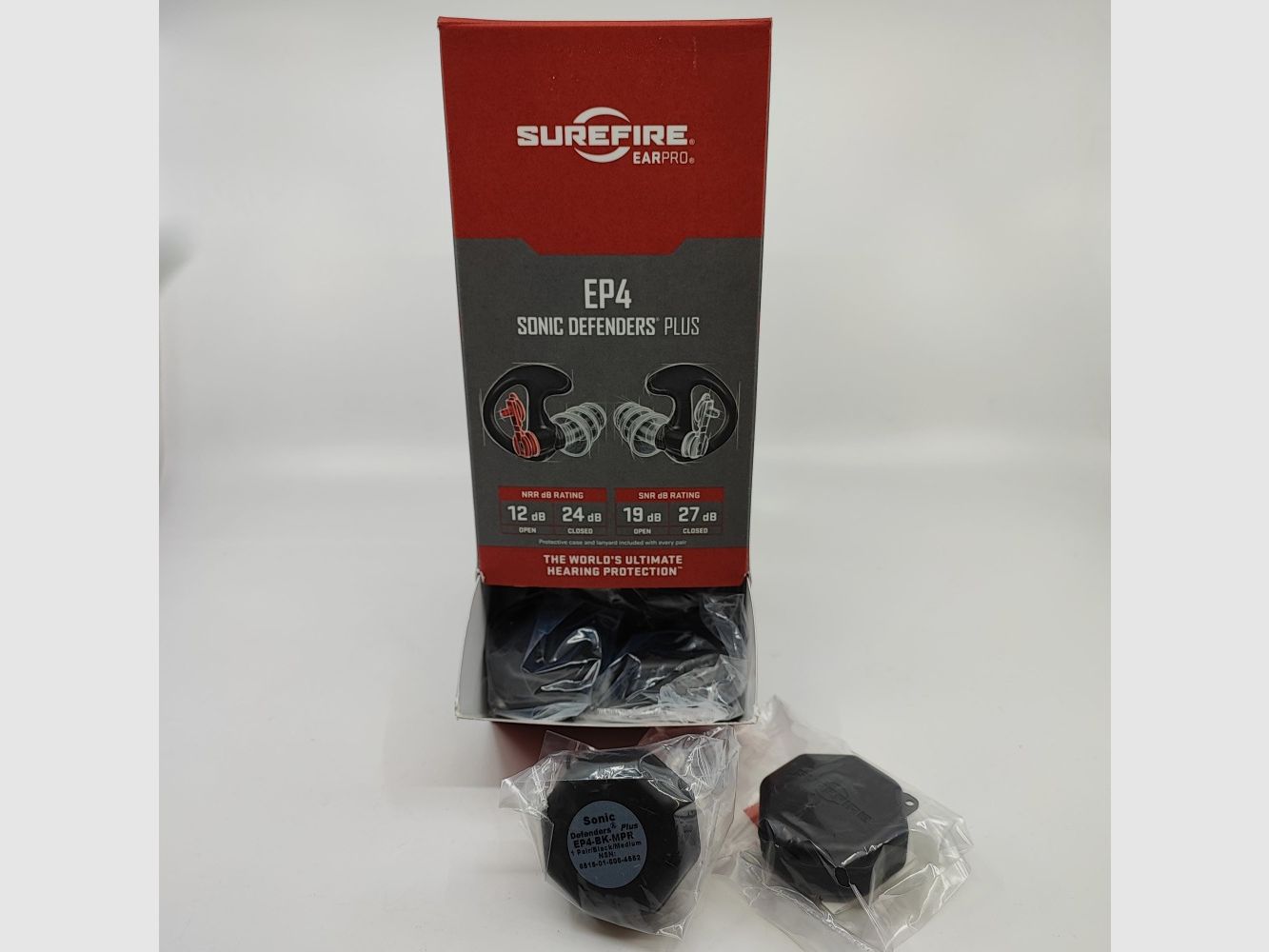 Surefire Protection auditive Mod. EP4 medium noir pack en vrac de 25 paires