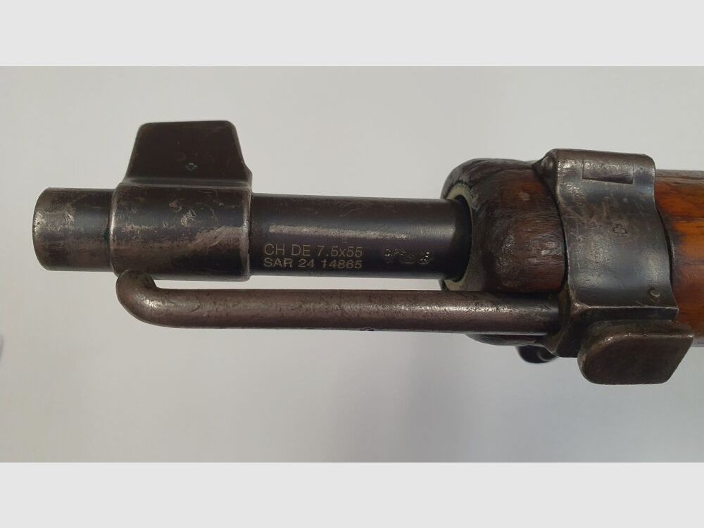 Fábrica de armas de Berna rifle de repetición Fábrica de armas de Berna Suiza K11 Calibre 7,5x55 suizo completo número coincidente