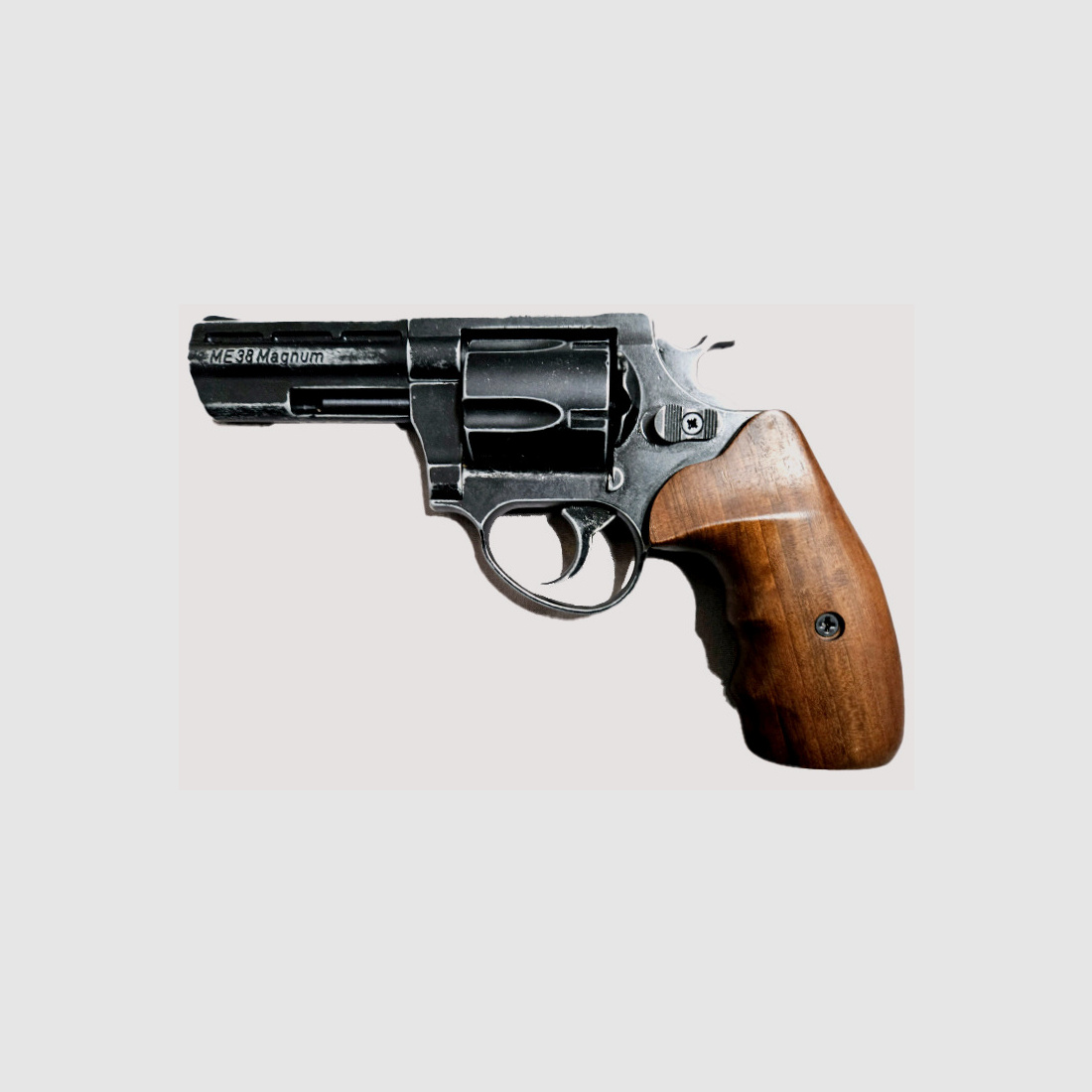 ME 38 Magnum Schreckschuss-Revolver "Antik-Look" (Used-Finish) im Kaliber 9mm R.K. (PTB 706)