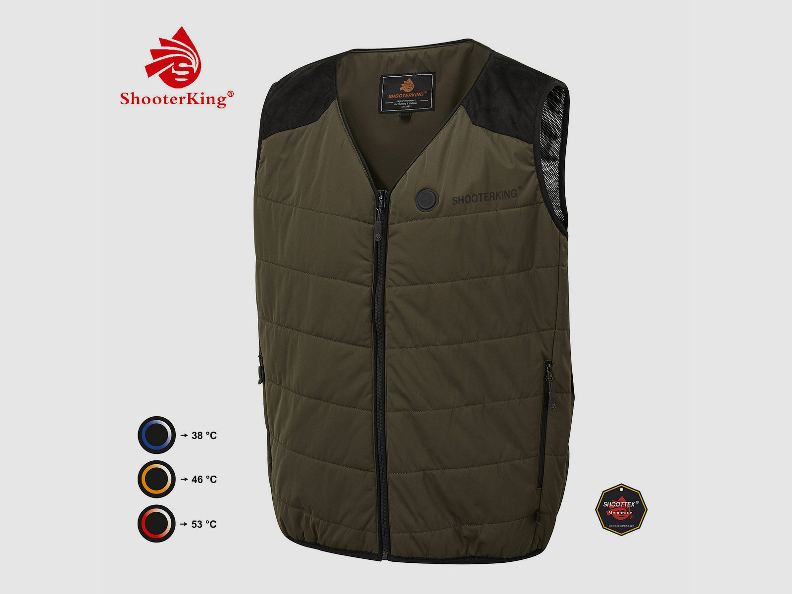 SHOOTERKING iHeat Heizweste inkl. Powerbank