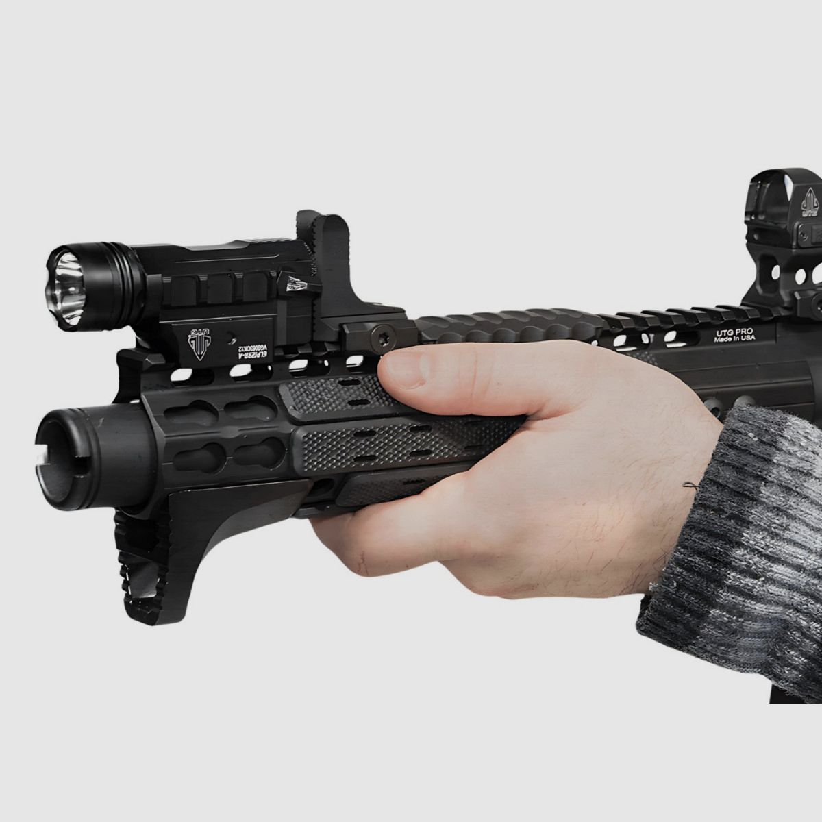 UTG Leapers – Mirino anteriore a basso profilo – fisso – AR15 – Picatinny – Nero – MT-754X, immagine 6 di 7
