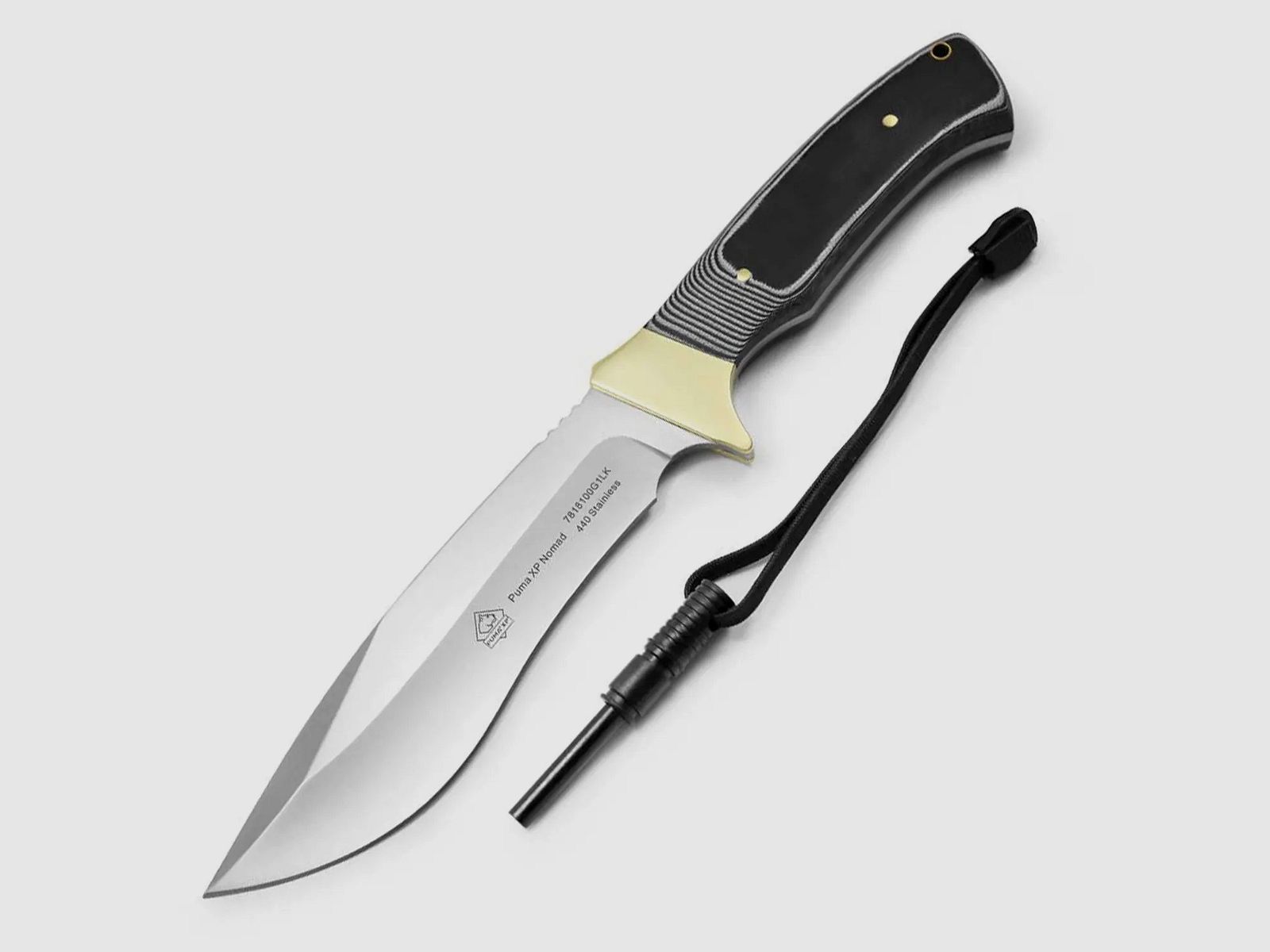 PUMA XP nomad met vuurstarter, G10 zwart