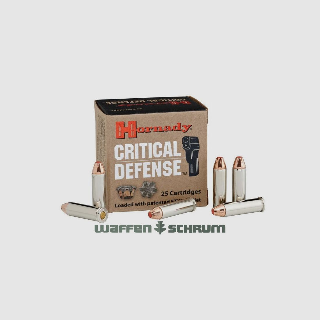 Hornady .357Mag Critical Defense 8,1g - 125gr.