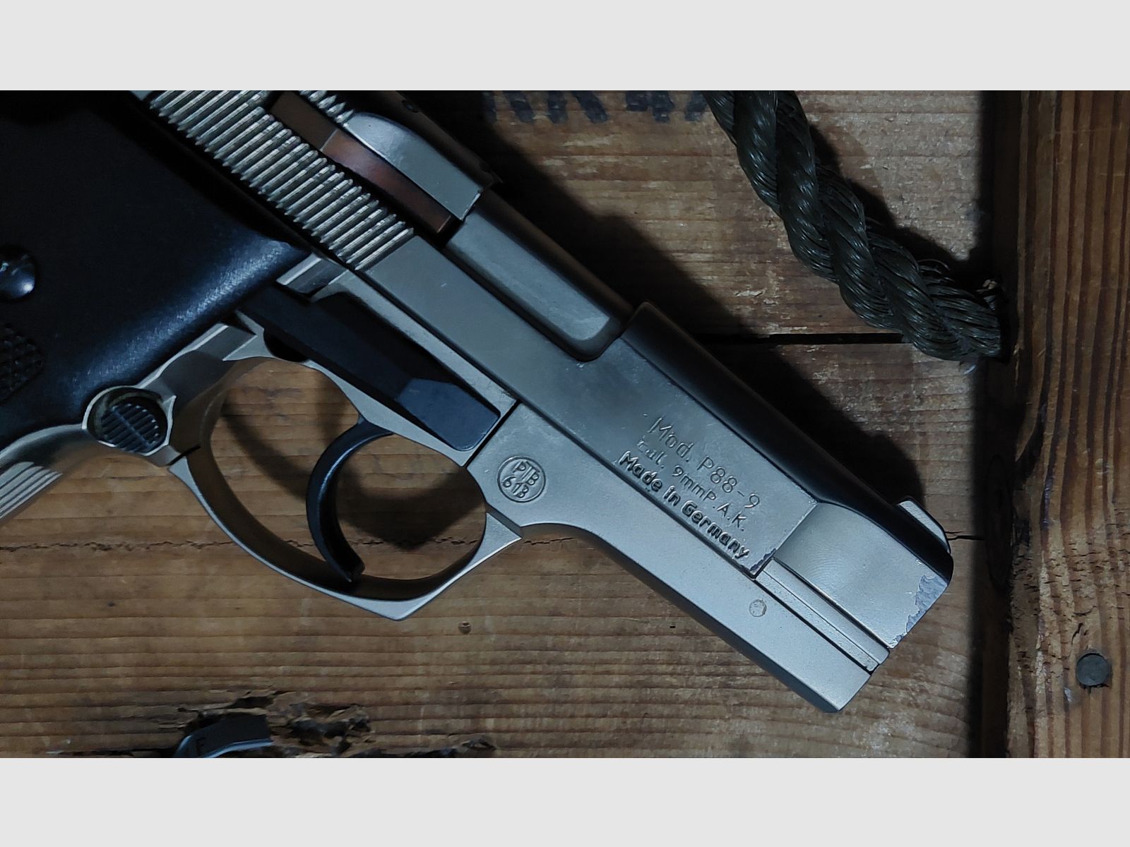 Walther P88 Compact 9 mm (PTB 613) Schreckschuss ninguna Walther Glock HW94 Colt