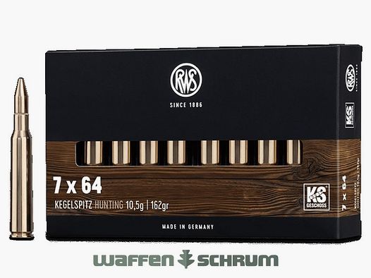 RWS 7x64 Kegelspitz 10,5g - 162gr