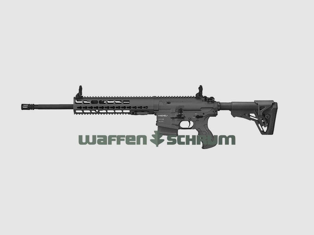 Haenel CR 308 schwarz / Langer Handschutz