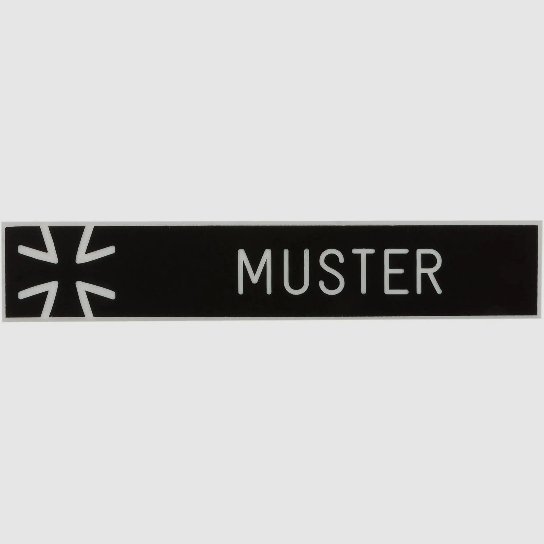 ASMC ASMC name tag with Iron Cross black
