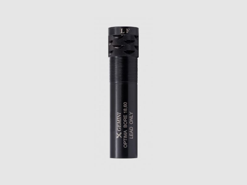 GEMINI – Gemini Ported Choke +20 mm Modell Optima – Bohrung 18,60 für Jagd- und Sportgewehre Kaliber 12