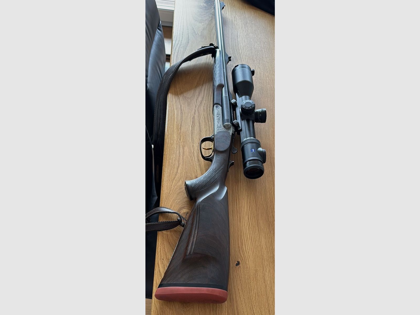 Package: Blaser S2 luxury double rifle, mountain stock, rifle shotgun .30R Blaser & .243; 243 & 20/76