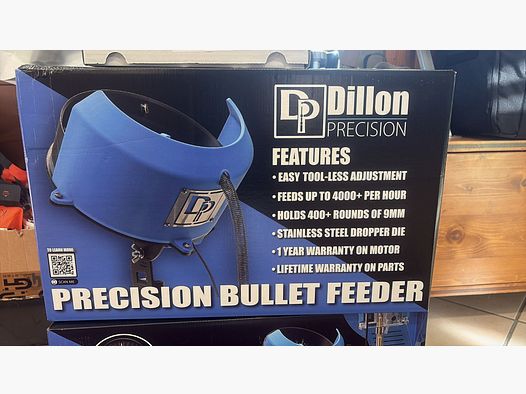 DILLON ELEKTRISCHER ZUFÜHRER FÜR GESCHOSSE/OGIVEN FÜR PRESSEN XL 750/XL650 MIT ODER OHNE UMBAU