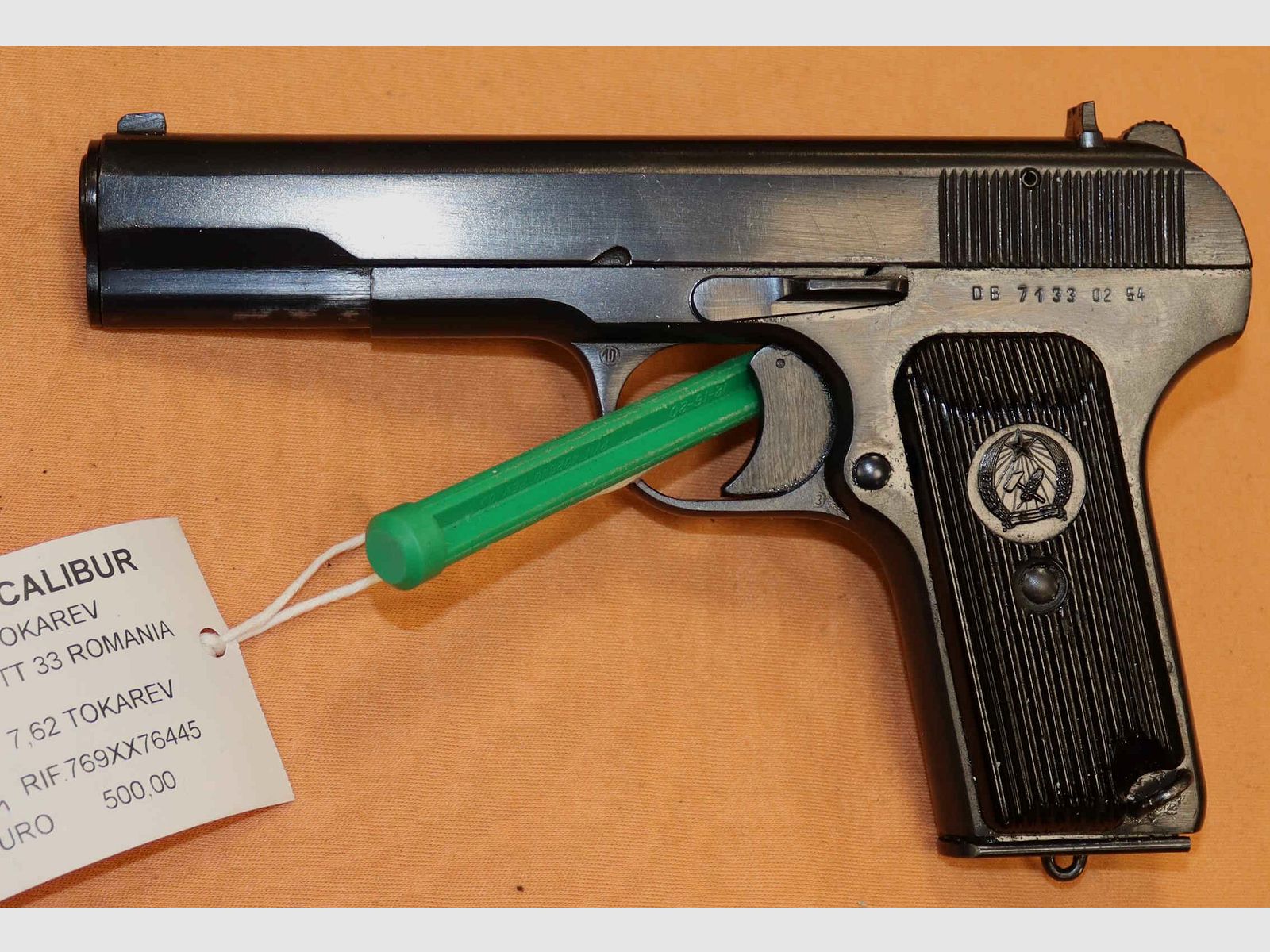Tokarev Pistol Model 48 Hungarian Arsenal 02 Caliber 7.62 Tok, image 3 of 9