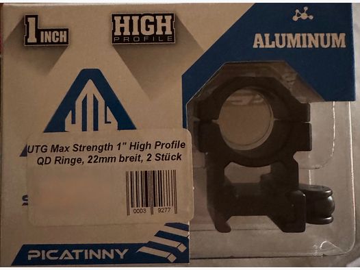 UTG QD Hoogprofiel Montageringen