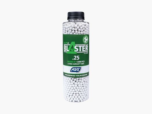 Alpha Blaster PLA 6mm BBs Weiß 0,25 g 3.300 Stück