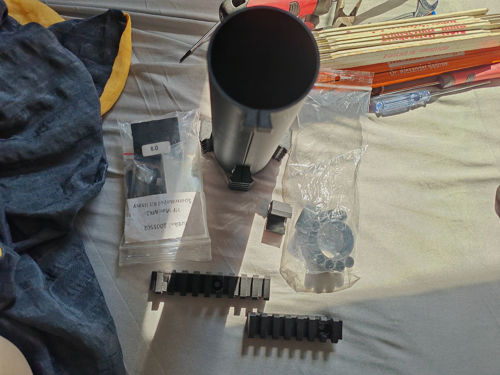 AEA HP Max MK2 reichlich Zubehör, Schalldämpfer, Zweib., Munition usw.