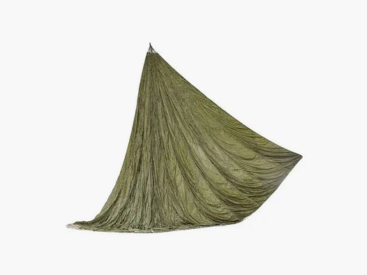 US Army US Fallschirmkappe T10 mit Packsack oliv gebraucht