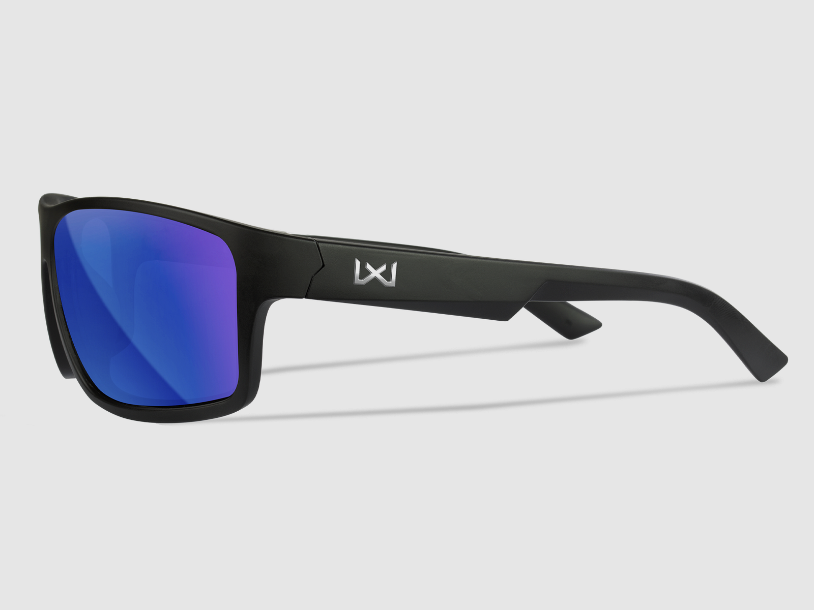 Occhiali da sole Wiley X Peak XL con lenti Captivate Polarized Blue Mirror, montatura Matte Black ACPEA19XL, immagine 2 di 2