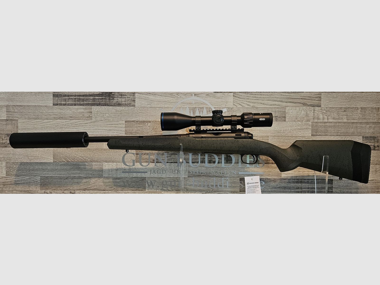 Savage 110 Hog Hunter 2.0 Kal. .308 + Zielfernrohr Meopta 3-15x50 + Schalldämpfer - Neuware vom Fachhandel