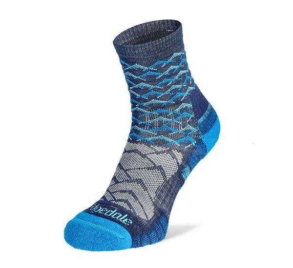 BRIDGEDALE Hike Lightweight Merino P 3/4 Crew Wandersocken – Denim/Blau, Bild 1 von 4