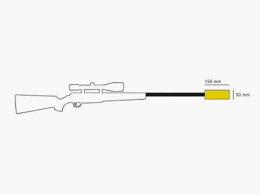 HAUSKEN Tłumik do broni EWB Jakt JD151 XTRM MKII - Kompakt .22/5,6 Gwint 18x1 (25+ dB)