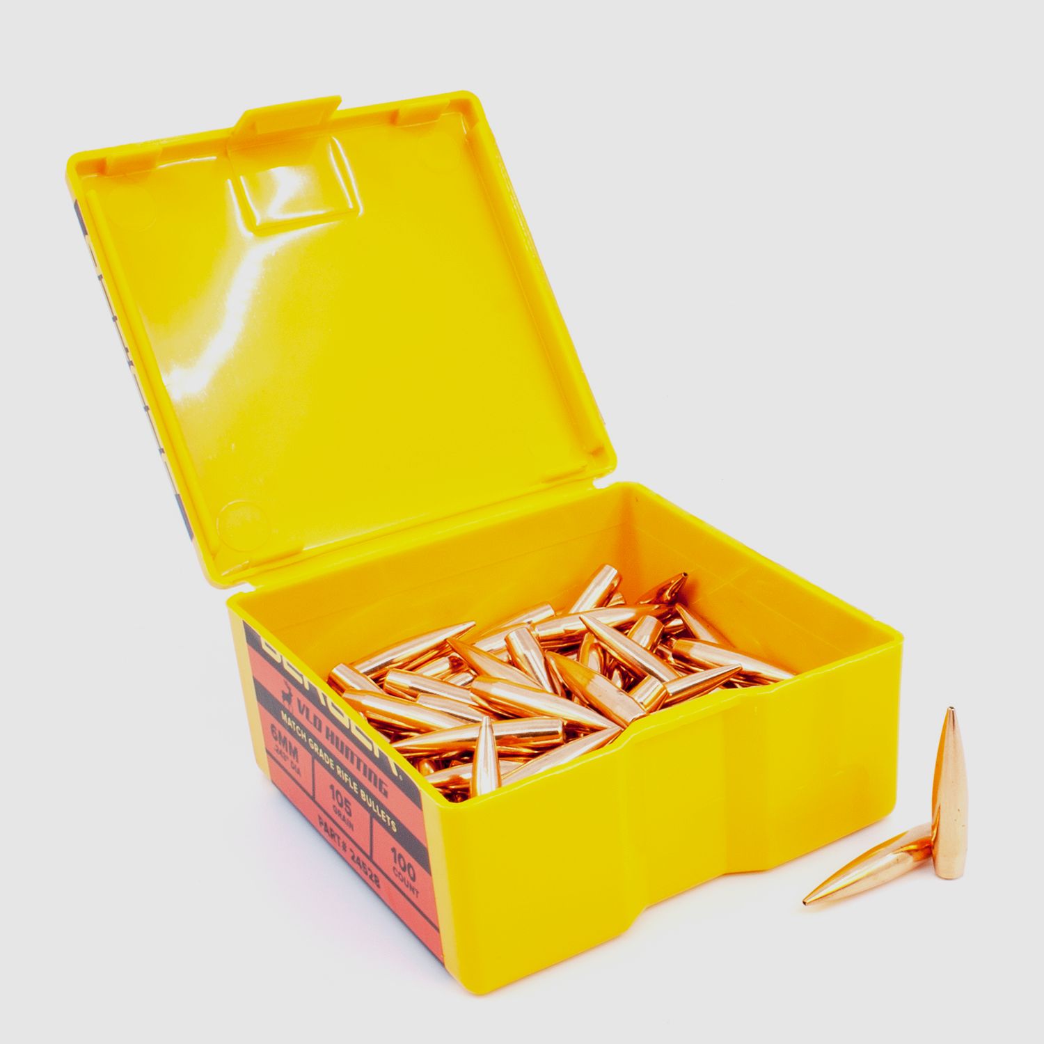 Proiettile Berger 6mm/.243 VLD Hunting 105GR 100 Pezzi