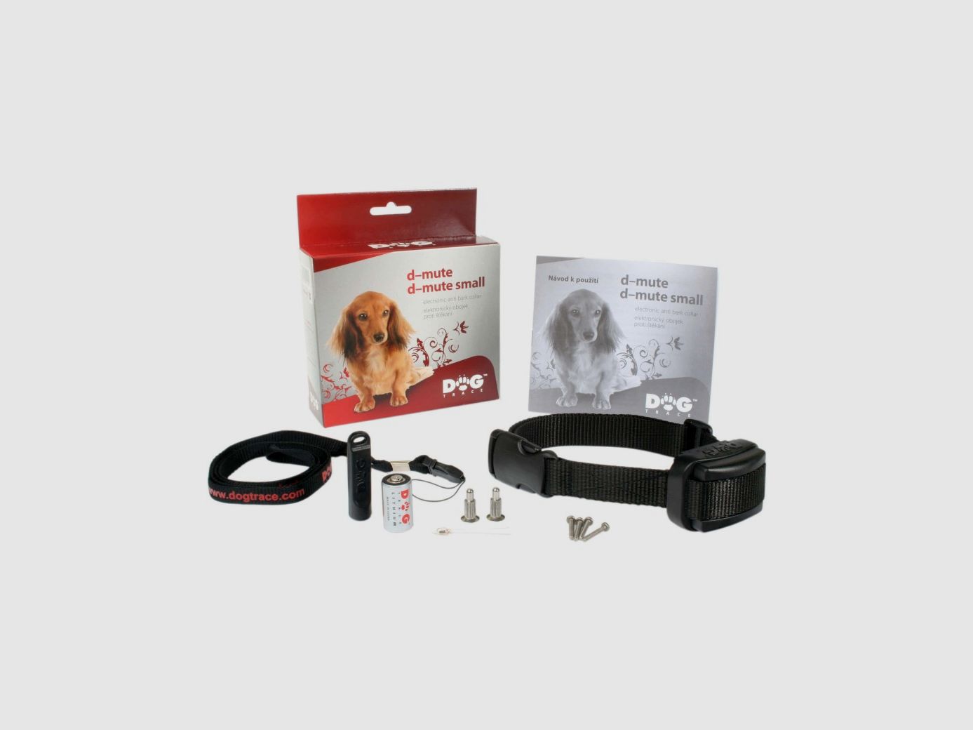 Anti-Bell-Halsband d-mute für Hunde - Dog Trace. große Hunde