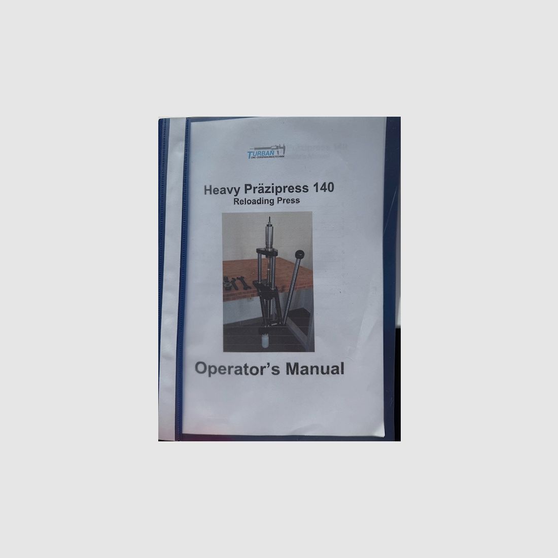 Turban Präzipress 140 pressa di ricarica. Come nuova! Lo standard assoluto per il tiro a lunga distanza.