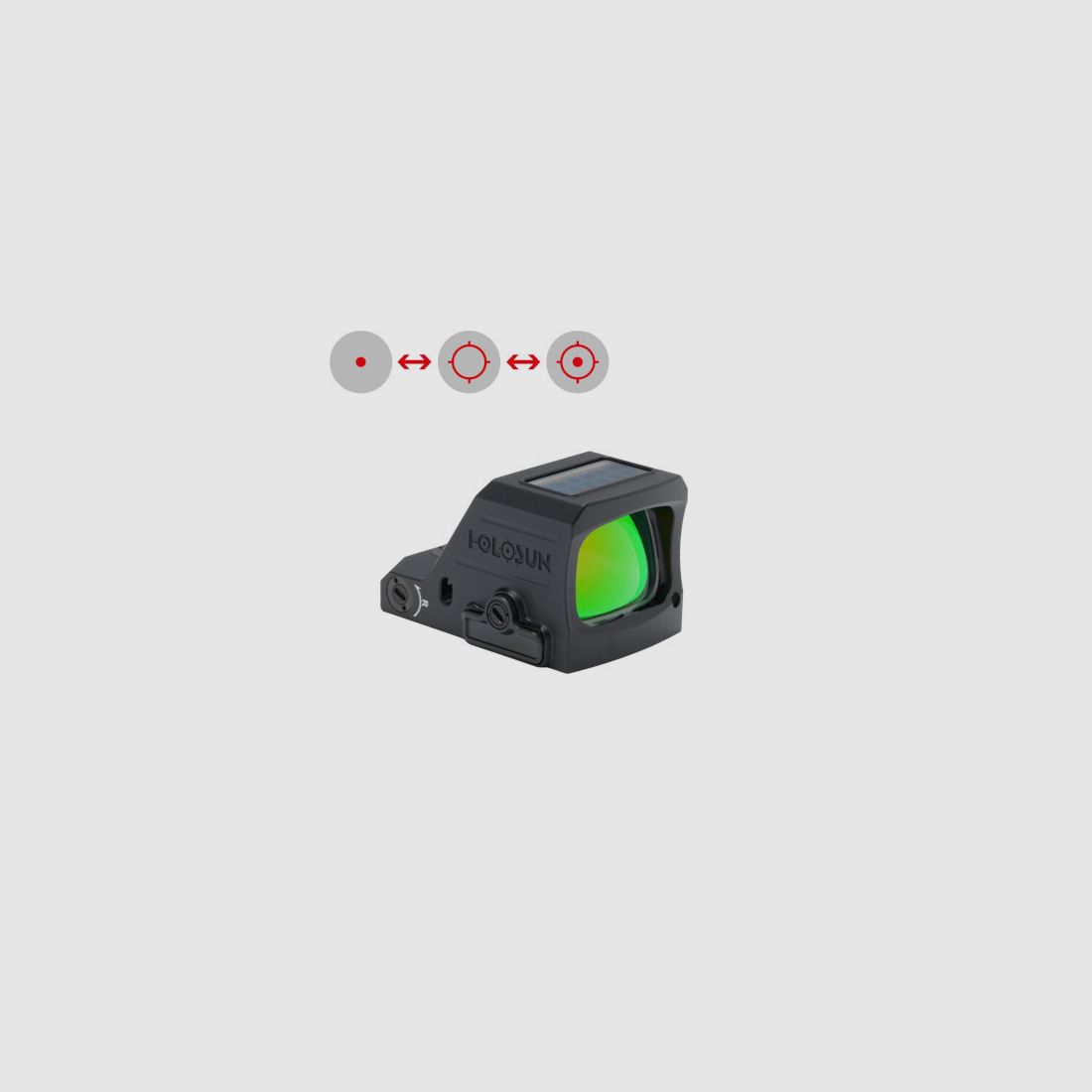Holosun HS507C-X3-RD-MRS | RMR Rotpunktvisier | 2 MOA + 32 MOA, Bild 1 von 3