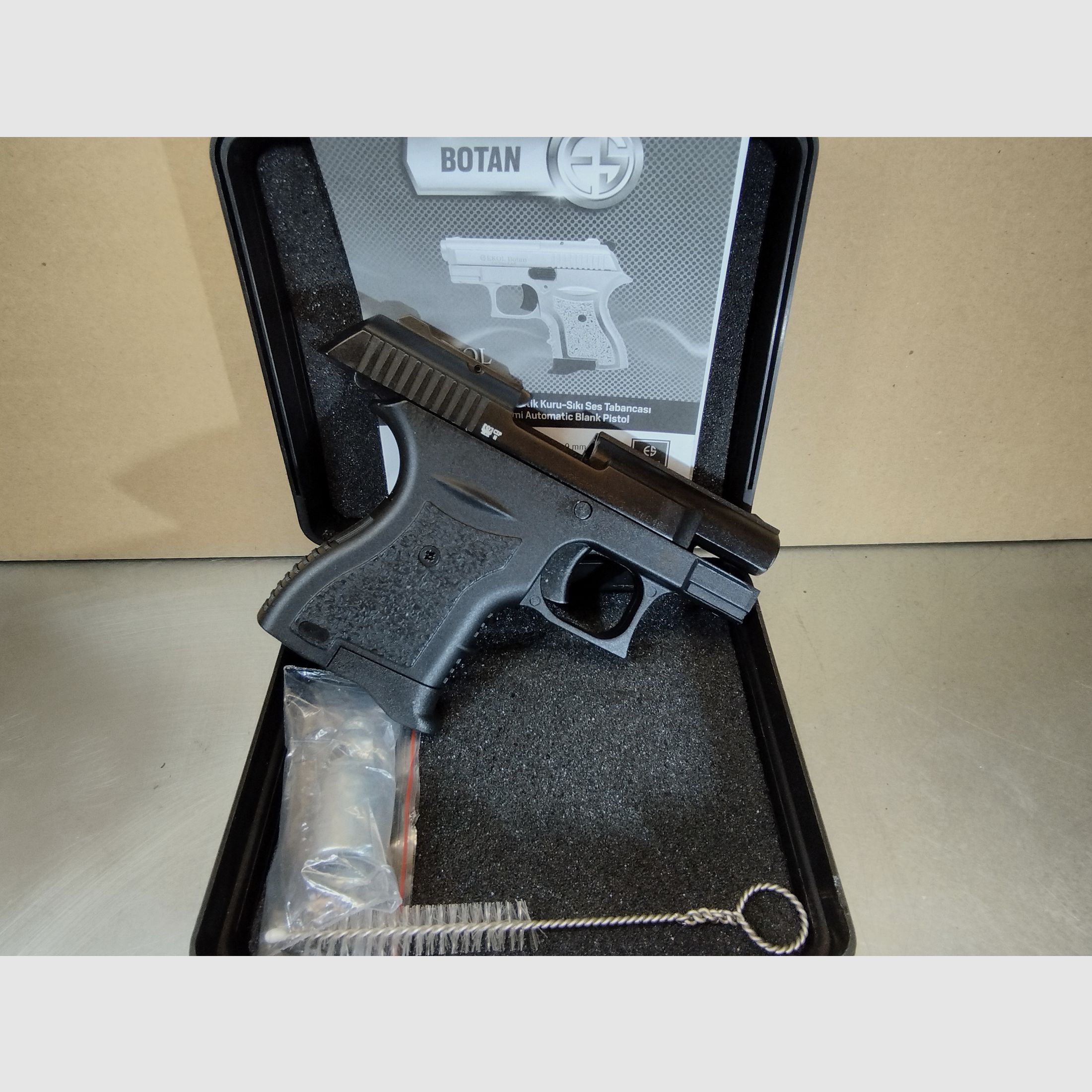 Ekol Botan Schreckschuss Pistool 9mm P.A.K geblauwde !!Nieuwe wapen!!