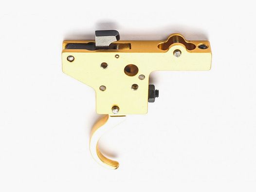 Rusan – Trigger system without safety, gold plated – Mauser 98/48, Zastava M70