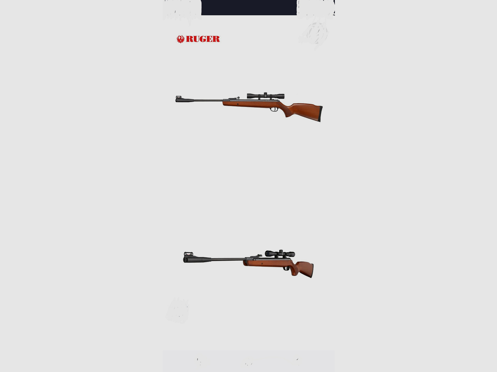 Luftgewehr Ruger Air Scout Rancher Kit - 4,5 mm Diabolo (P18)