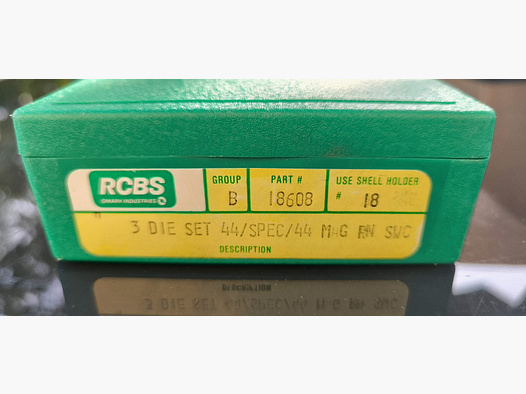 RCBS Matrizensatz 3tlg. 18608 .44 Mag / .44 Special SPL