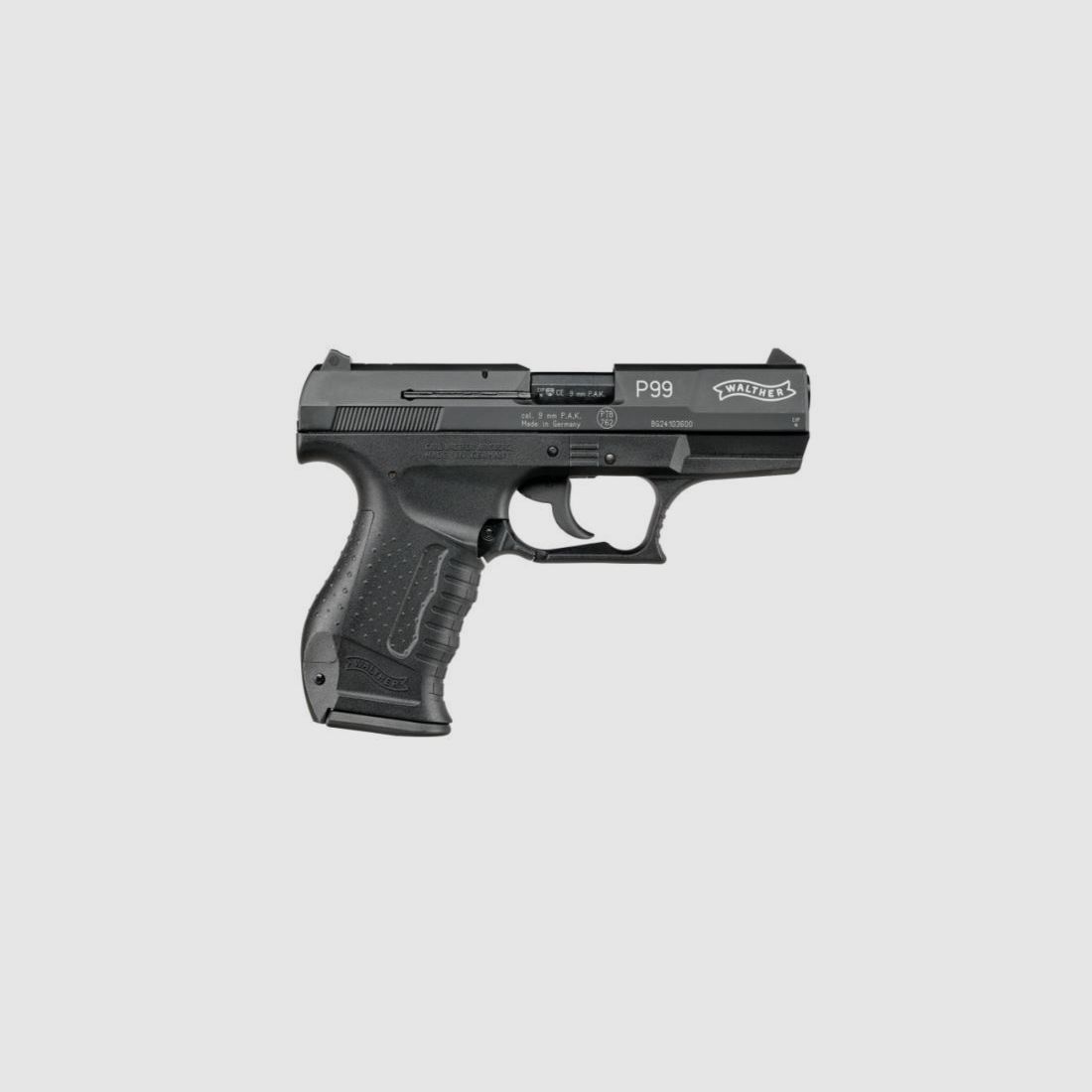 WALTHER P99 in caliber 9mm P.A.K. / blank firing