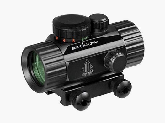 UTG Mirino Punto Rosso 1x30mm Reticolo Rosso/Verde
