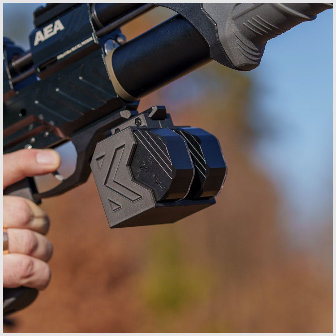 MAG HOLDER | DOUBLE | AEA MEGALODON 8 shots | Next-Level-Design