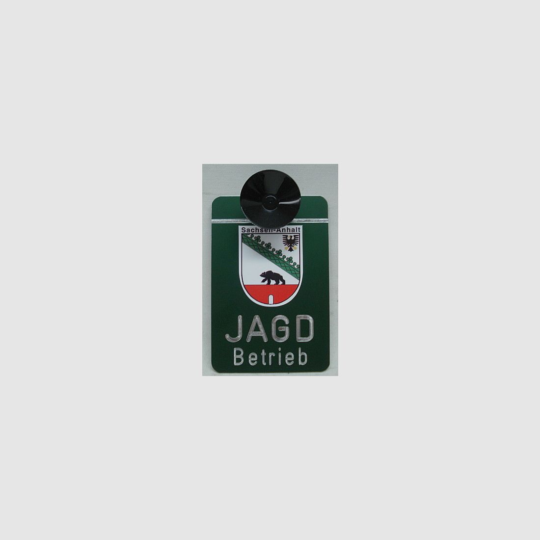 Autoschild Jagdbetrieb - Sachsen-Anhalt