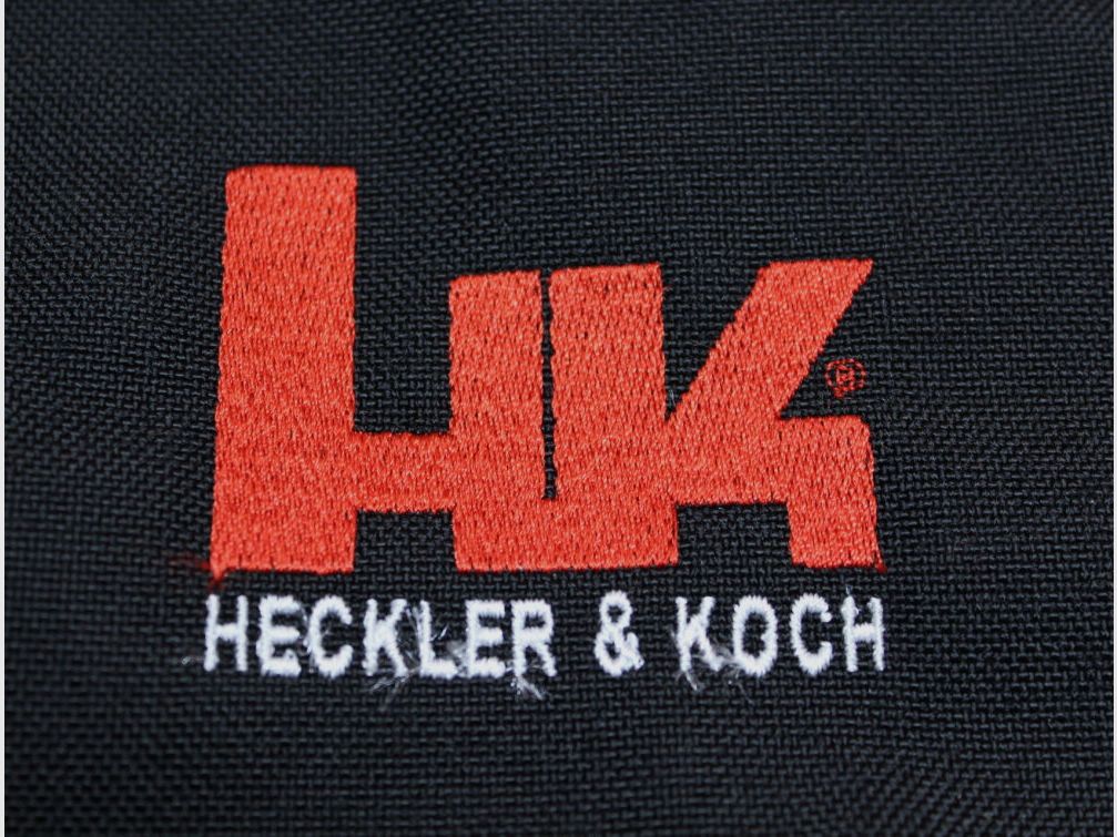 Torba Heckler & Koch H&K Range Cordura® czarna z haftowanym logo HK ok. 36x27x21 cm