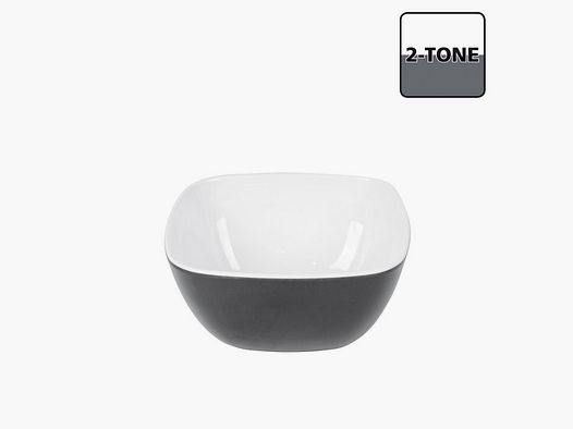 Bo-Camp Bowl Square Melamin Small 2-ton Grau
